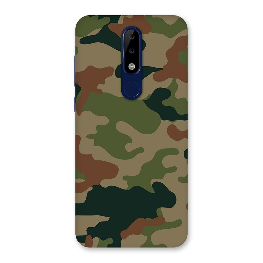 Army Camouflage Back Case for Nokia 5.1 Plus