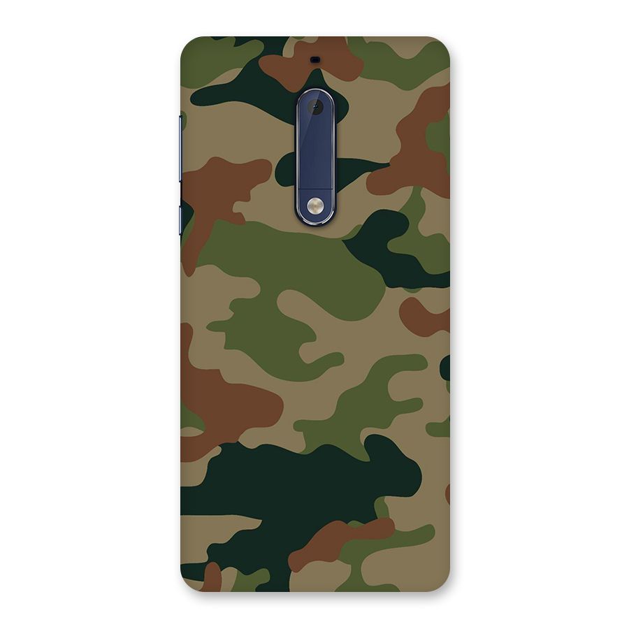 Army Camouflage Back Case for Nokia 5