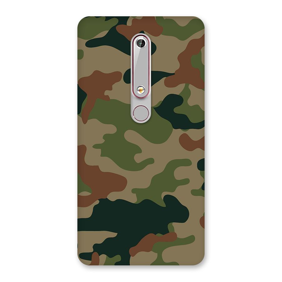 Army Camouflage Back Case for Nokia 6.1