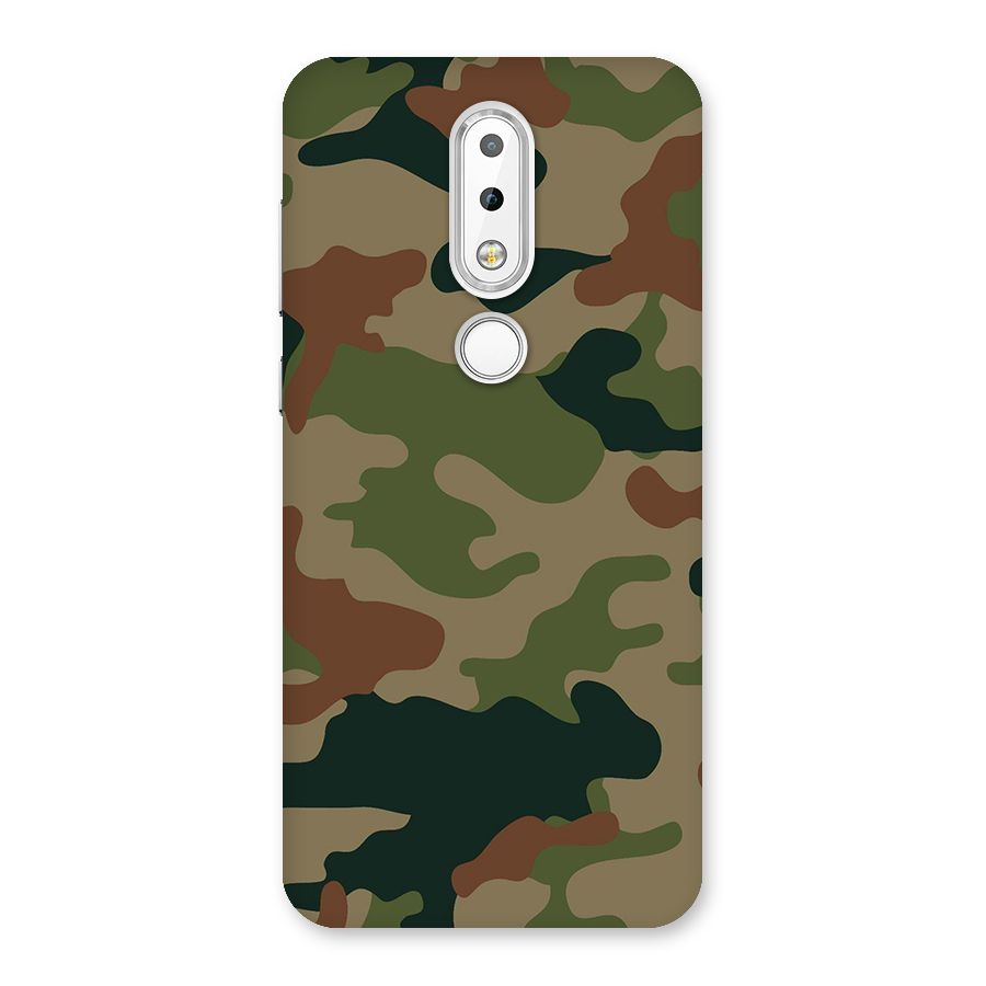 Army Camouflage Back Case for Nokia 6.1 Plus