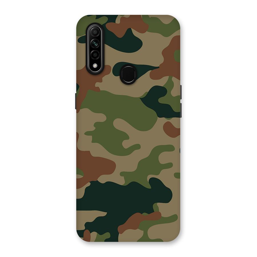 Army Camouflage Back Case for Oppo A31