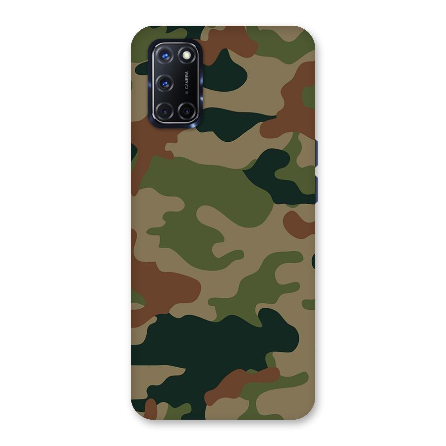 Army Camouflage Back Case for Oppo A52