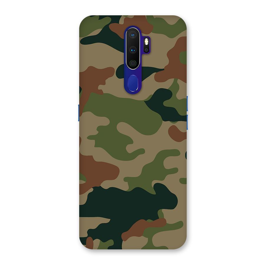 Army Camouflage Back Case for Oppo A9 (2020)