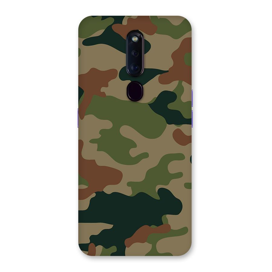 Army Camouflage Back Case for Oppo F11 Pro