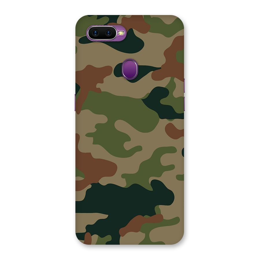 Army Camouflage Back Case for Oppo F9