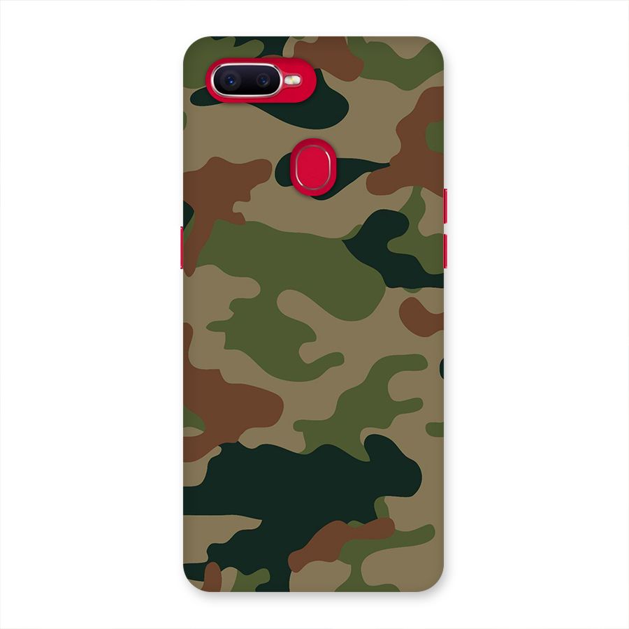 Army Camouflage Back Case for Oppo F9 Pro