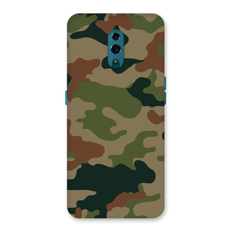 Army Camouflage Back Case for Oppo Reno