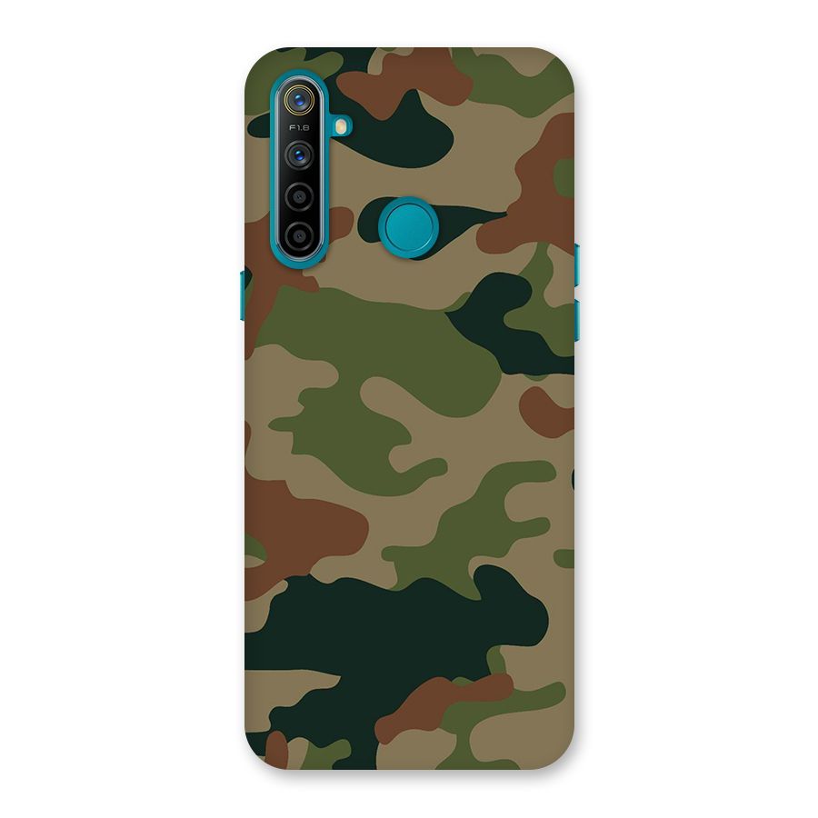 Army Camouflage Back Case for Realme 5i