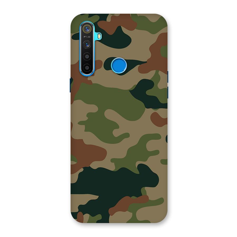 Army Camouflage Back Case for Realme 5s