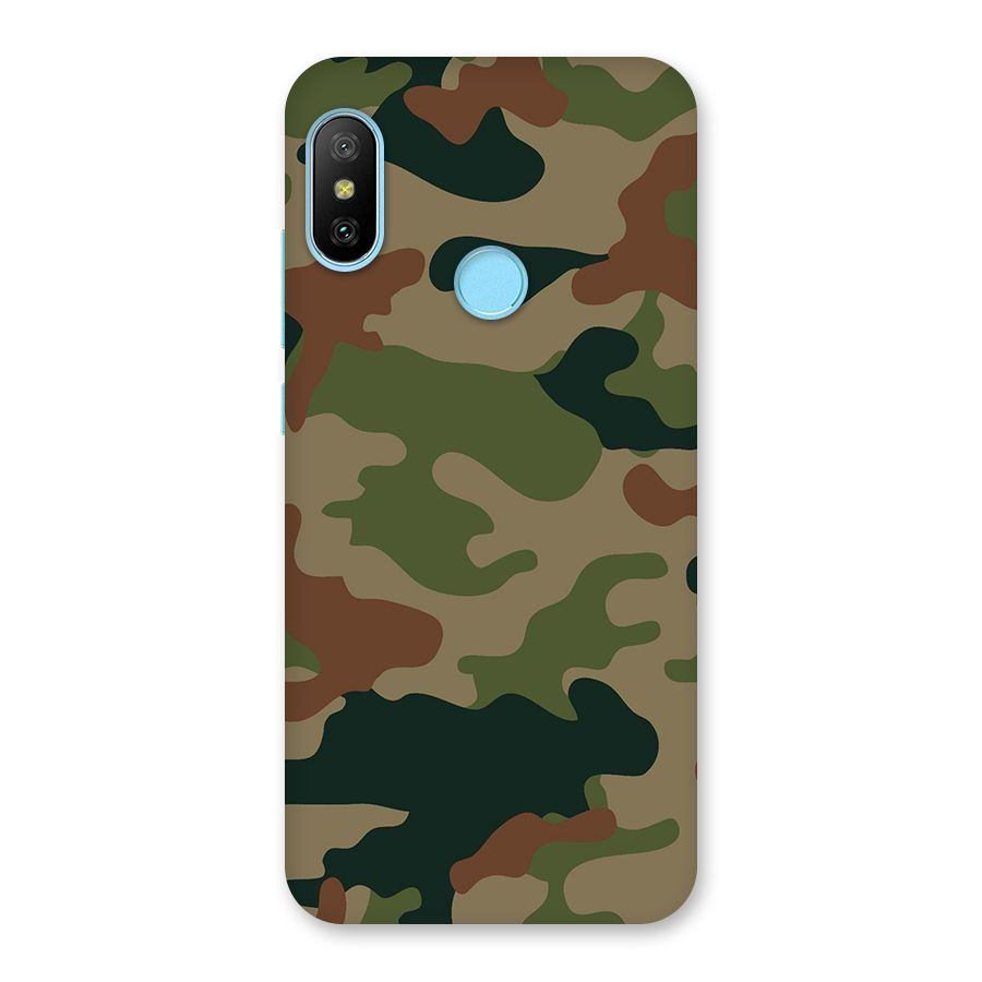 Army Camouflage Back Case for Redmi 6 Pro