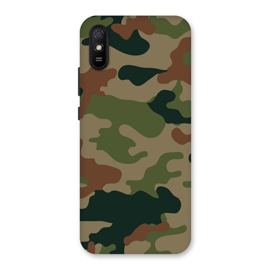 Army Camouflage Back Case for Redmi 9i