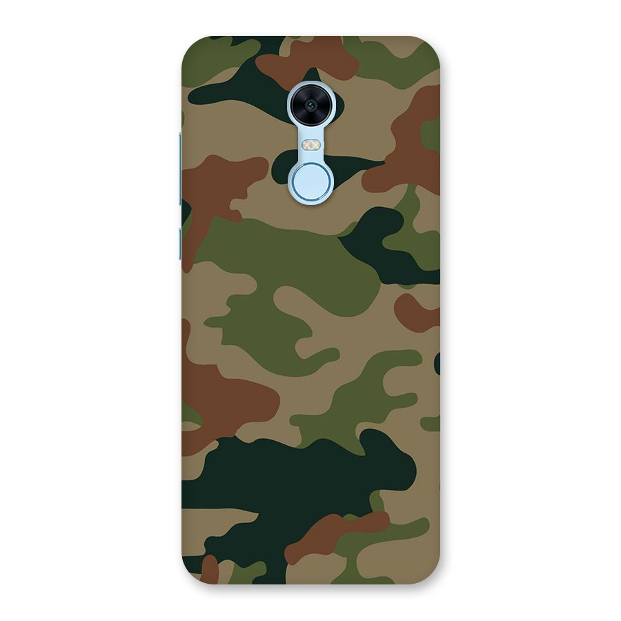 Army Camouflage Back Case for Redmi Note 5