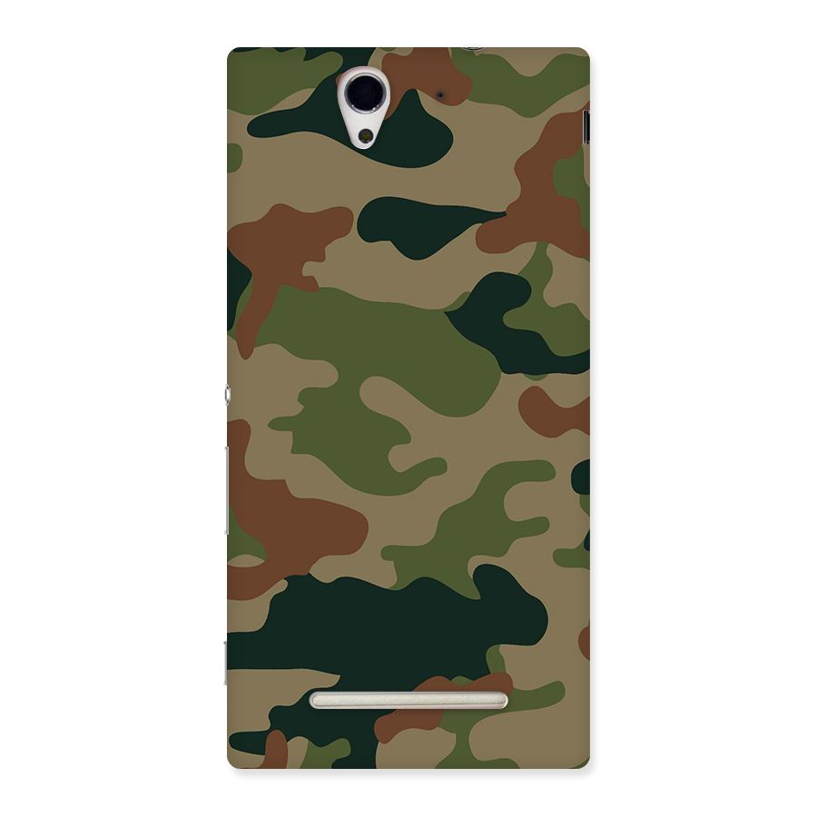 Army Camouflage Back Case for Sony Xperia C3
