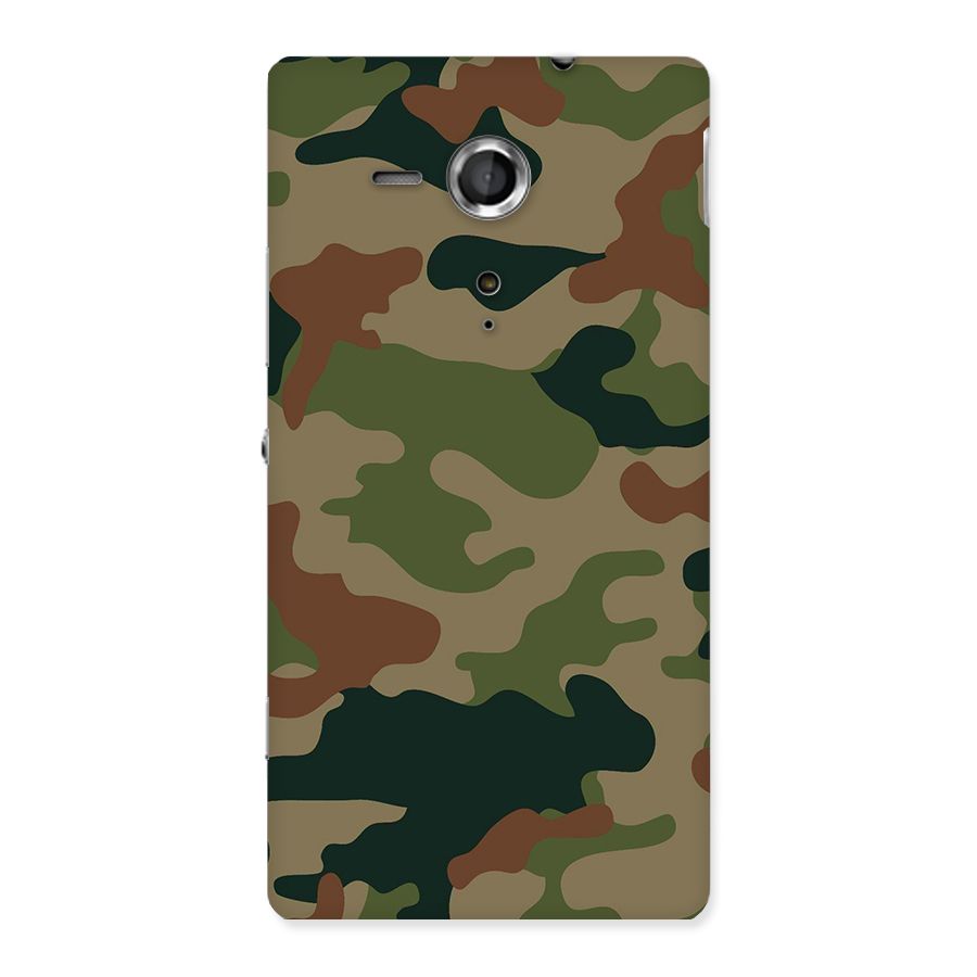 Army Camouflage Back Case for Sony Xperia SP