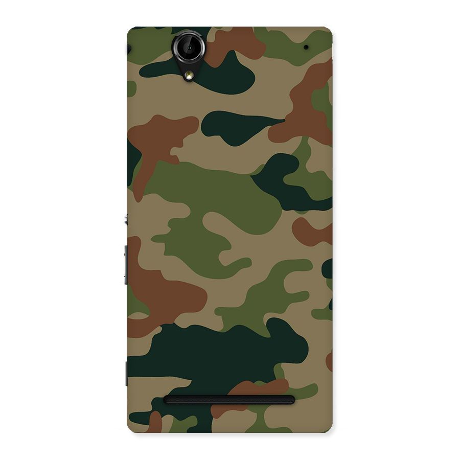 Army Camouflage Back Case for Sony Xperia T2