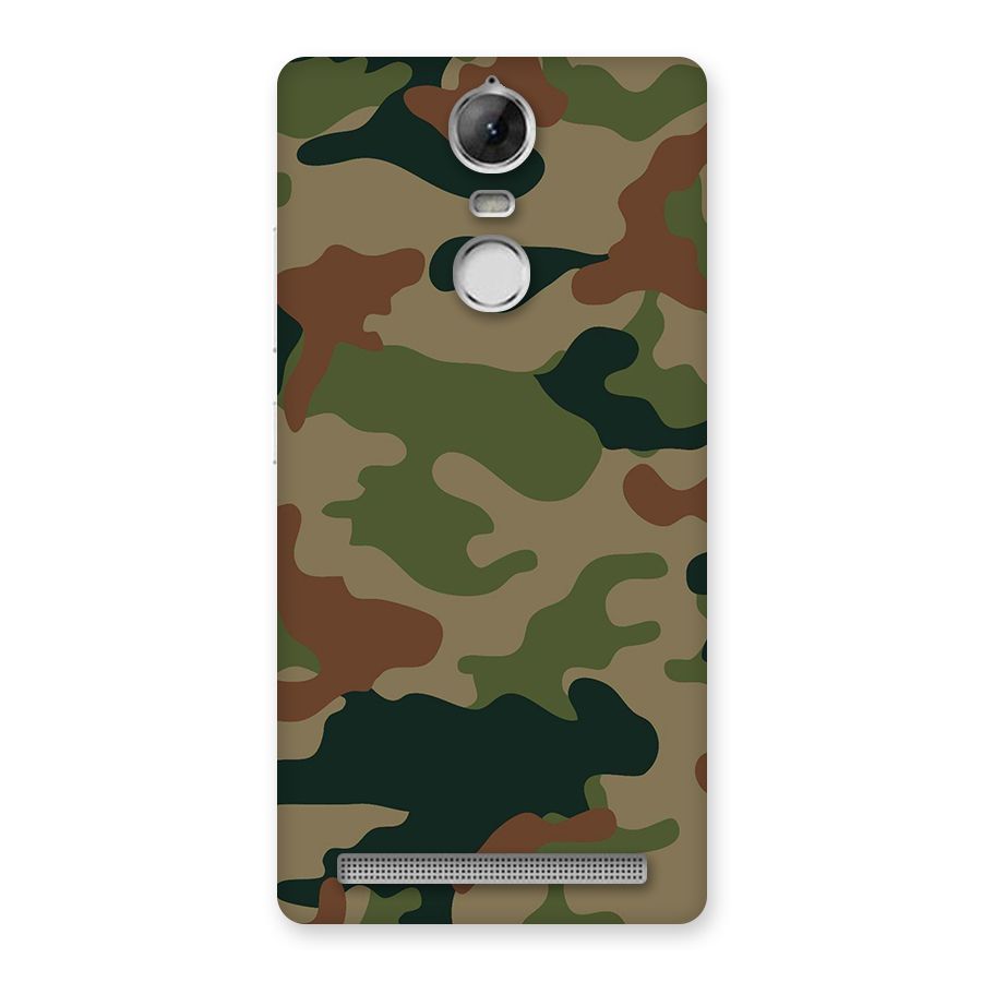 Army Camouflage Back Case for Vibe K5 Note