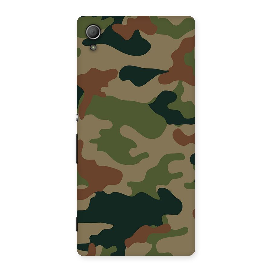 Army Camouflage Back Case for Xperia Z4
