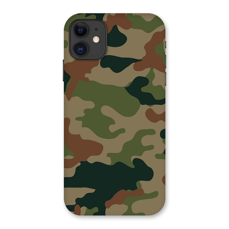 Army Camouflage Back Case for iPhone 11