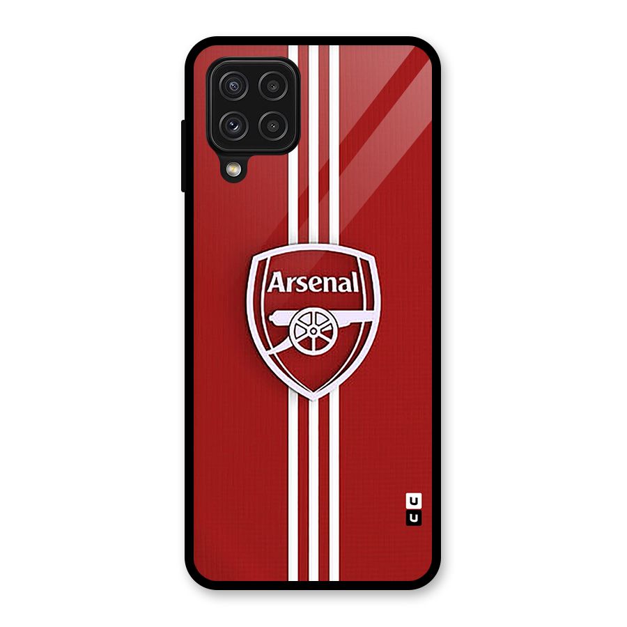 Arsenal Club Glass Back Case for Galaxy A22 4G