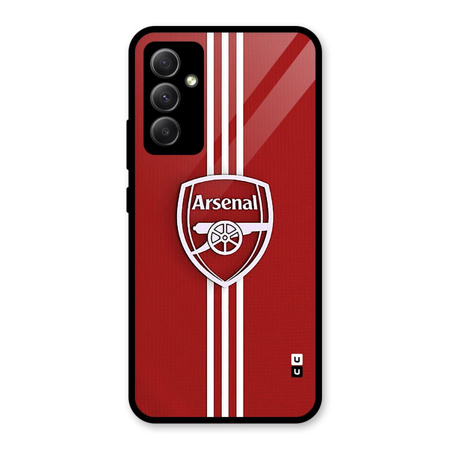 Arsenal Club Glass Back Case for Galaxy A34