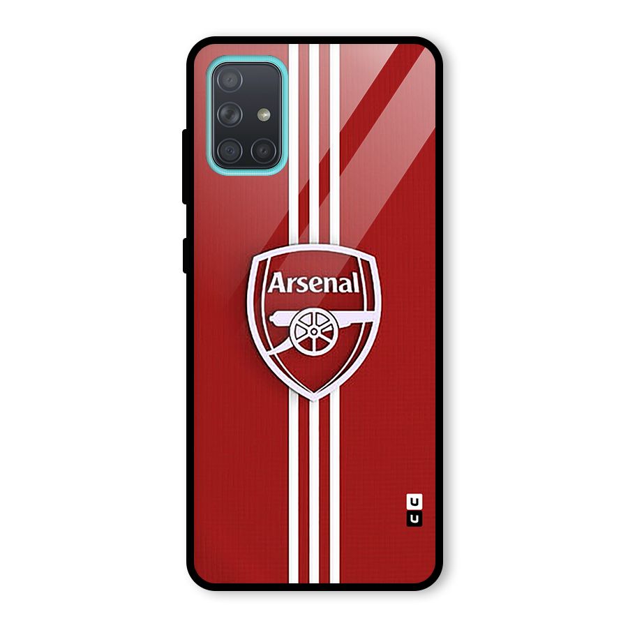 Arsenal Club Glass Back Case for Galaxy A71