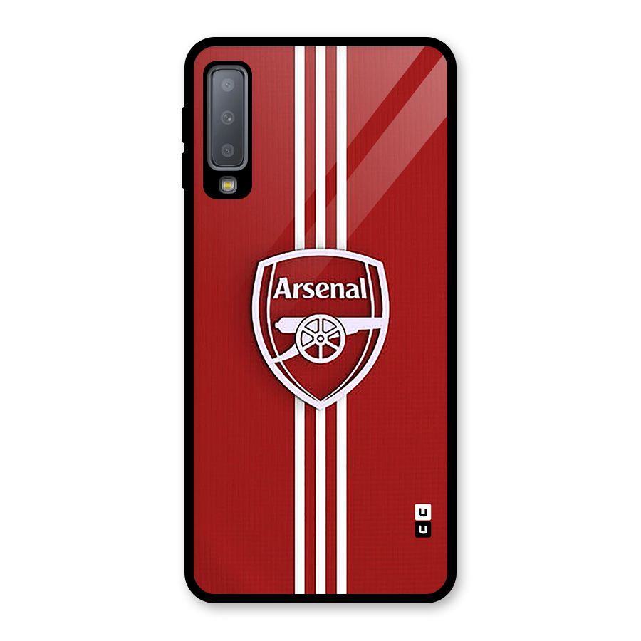 Arsenal Club Glass Back Case for Galaxy A7 (2018)