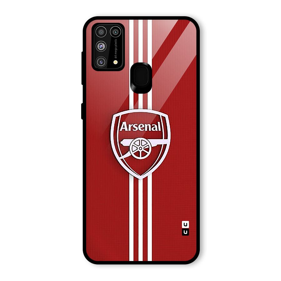 Arsenal Club Glass Back Case for Galaxy F41