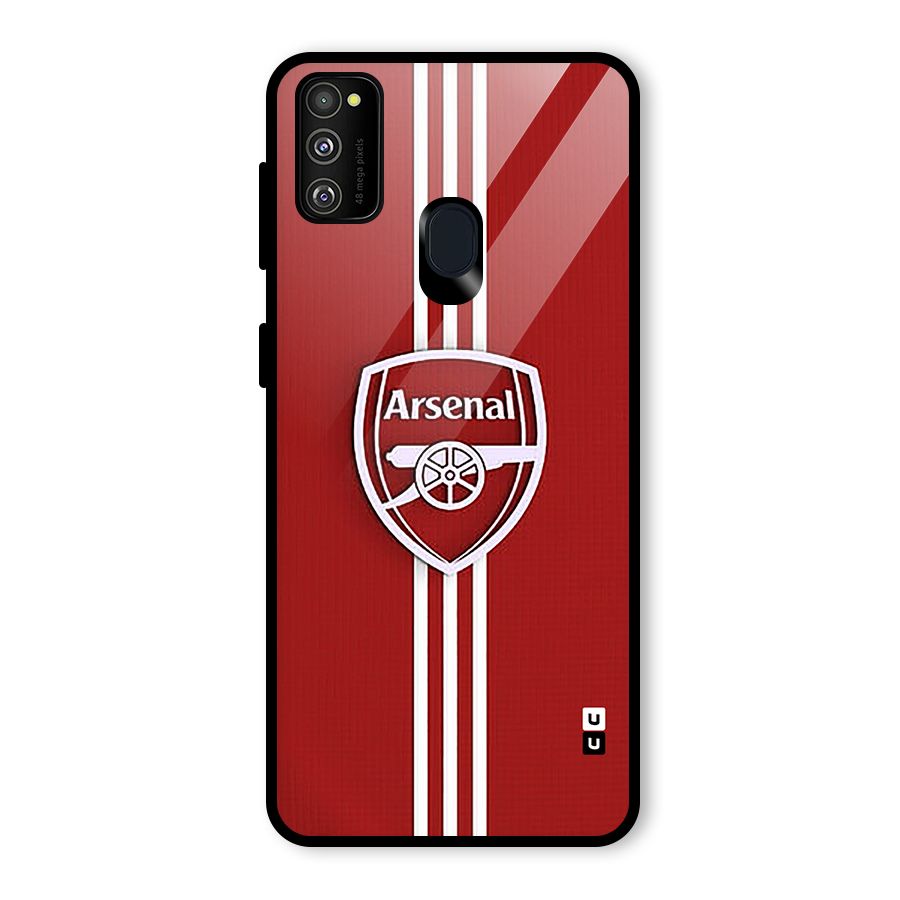 Arsenal Club Glass Back Case for Galaxy M30s