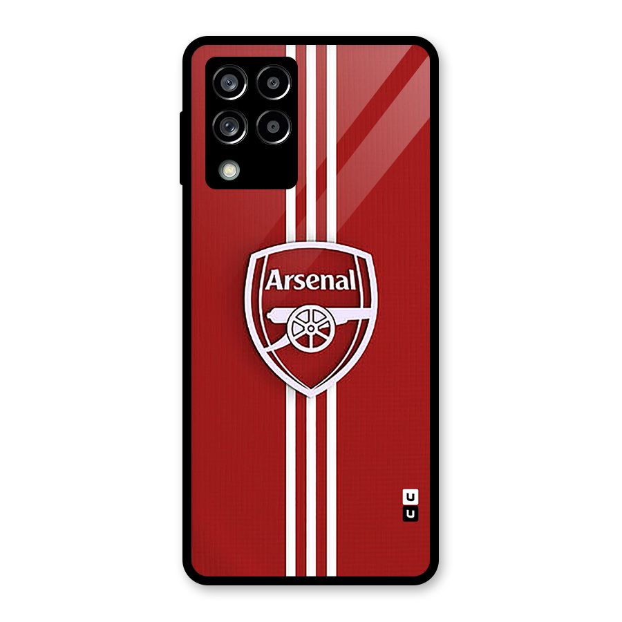 Arsenal Club Glass Back Case for Galaxy M53 5G