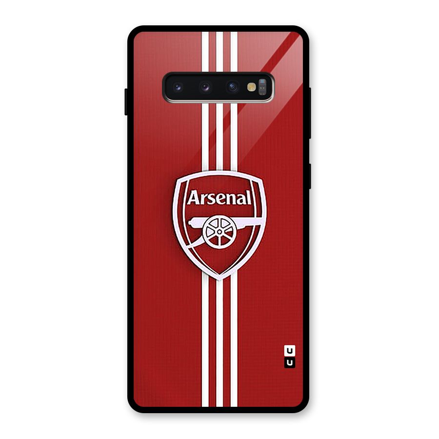 Arsenal Club Glass Back Case for Galaxy S10 Plus