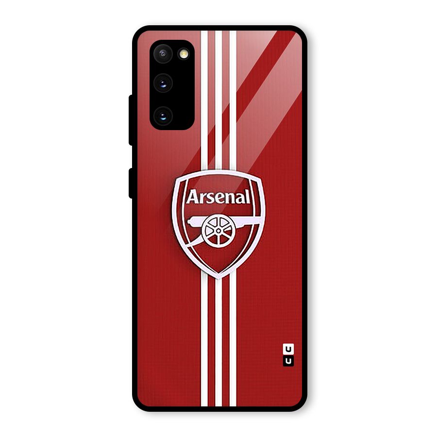 Arsenal Club Glass Back Case for Galaxy S20 FE