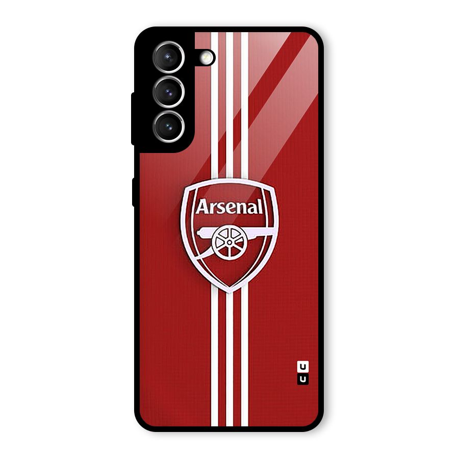 Arsenal Club Glass Back Case for Galaxy S21 5G