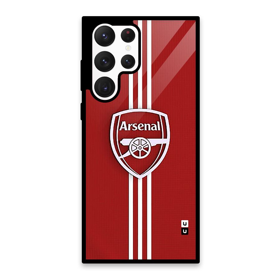 Arsenal Club Glass Back Case for Galaxy S22 Ultra 5G