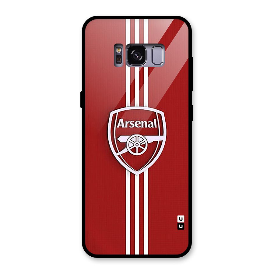 Arsenal Club Glass Back Case for Galaxy S8