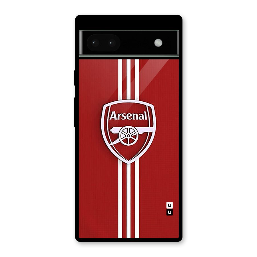 Arsenal Club Glass Back Case for Google Pixel 6a