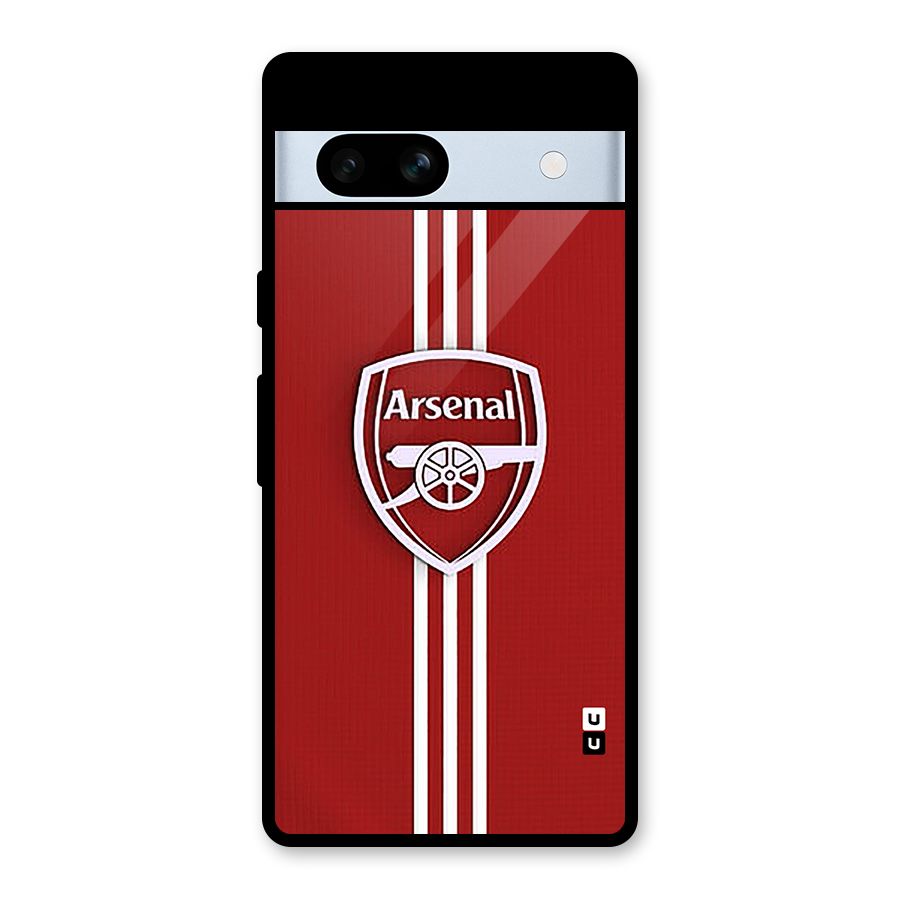 Arsenal Club Glass Back Case for Google Pixel 7a