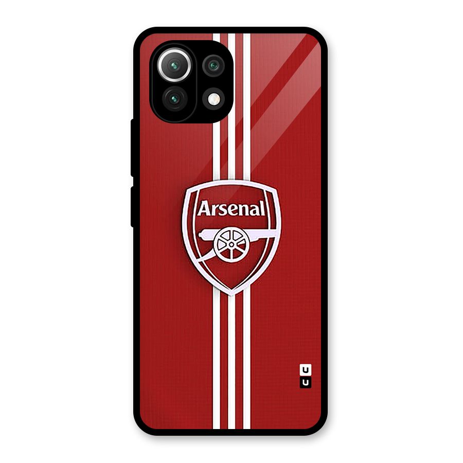 Arsenal Club Glass Back Case for Mi 11 Lite NE 5G