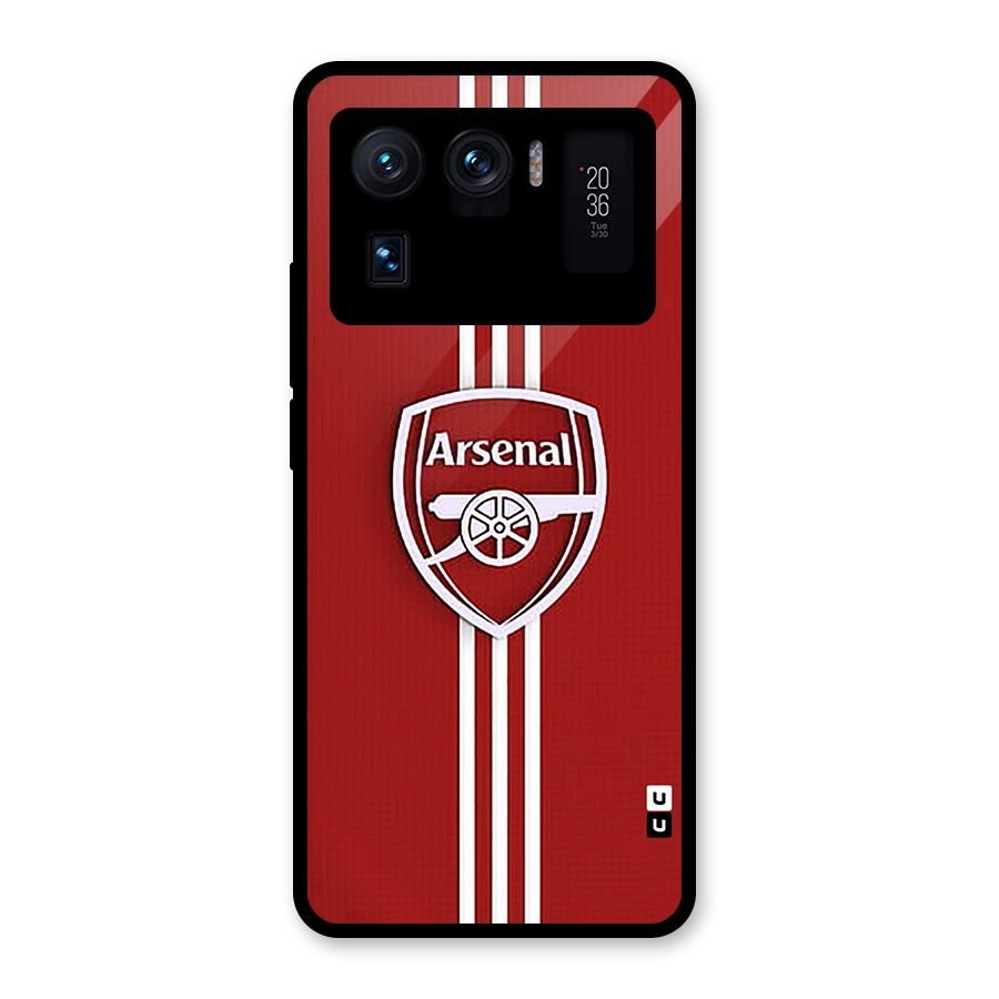 Arsenal Club Glass Back Case for Mi 11 Ultra