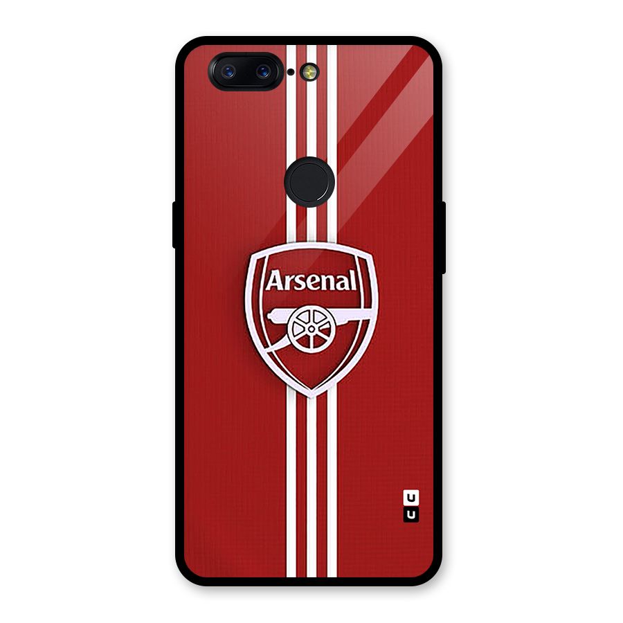 Arsenal Club Glass Back Case for OnePlus 5T
