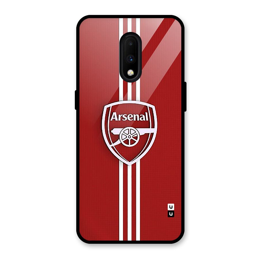 Arsenal Club Glass Back Case for OnePlus 7