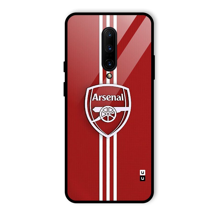Arsenal Club Glass Back Case for OnePlus 7 Pro