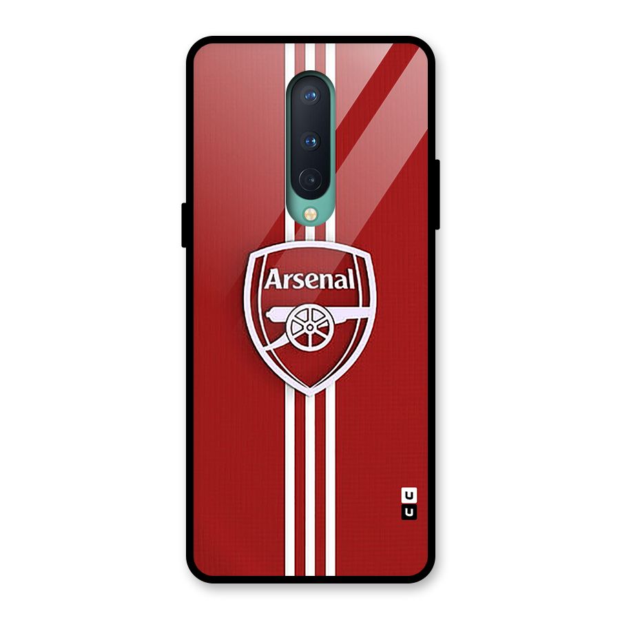 Arsenal Club Glass Back Case for OnePlus 8