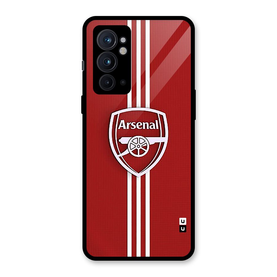 Arsenal Club Glass Back Case for OnePlus 9RT 5G