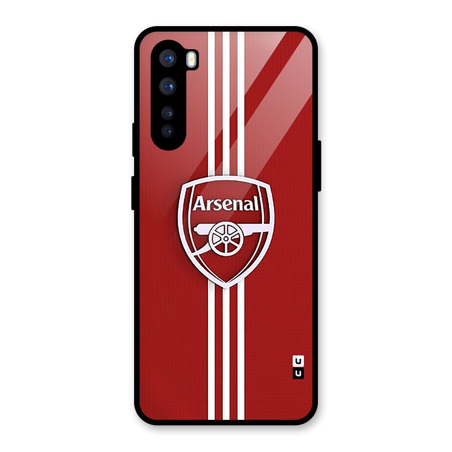 Arsenal Club Glass Back Case for OnePlus Nord