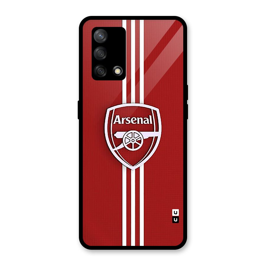 Arsenal Club Glass Back Case for Oppo F19