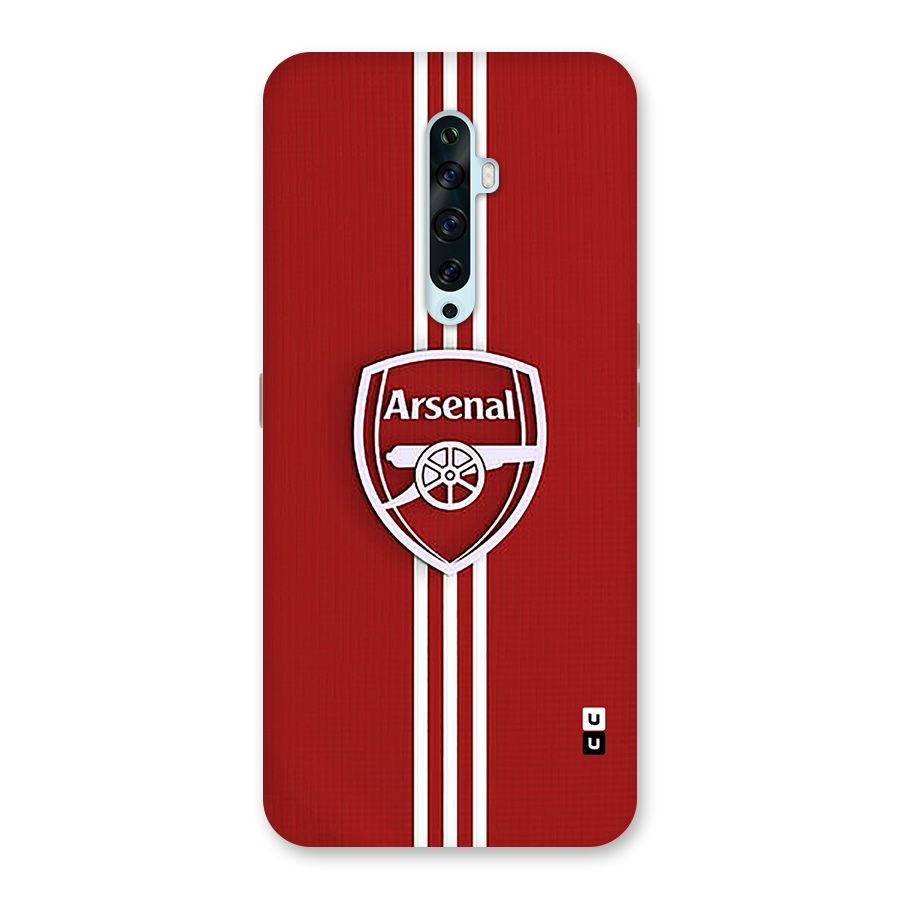 Arsenal Club Glass Back Case for Oppo Reno2 F