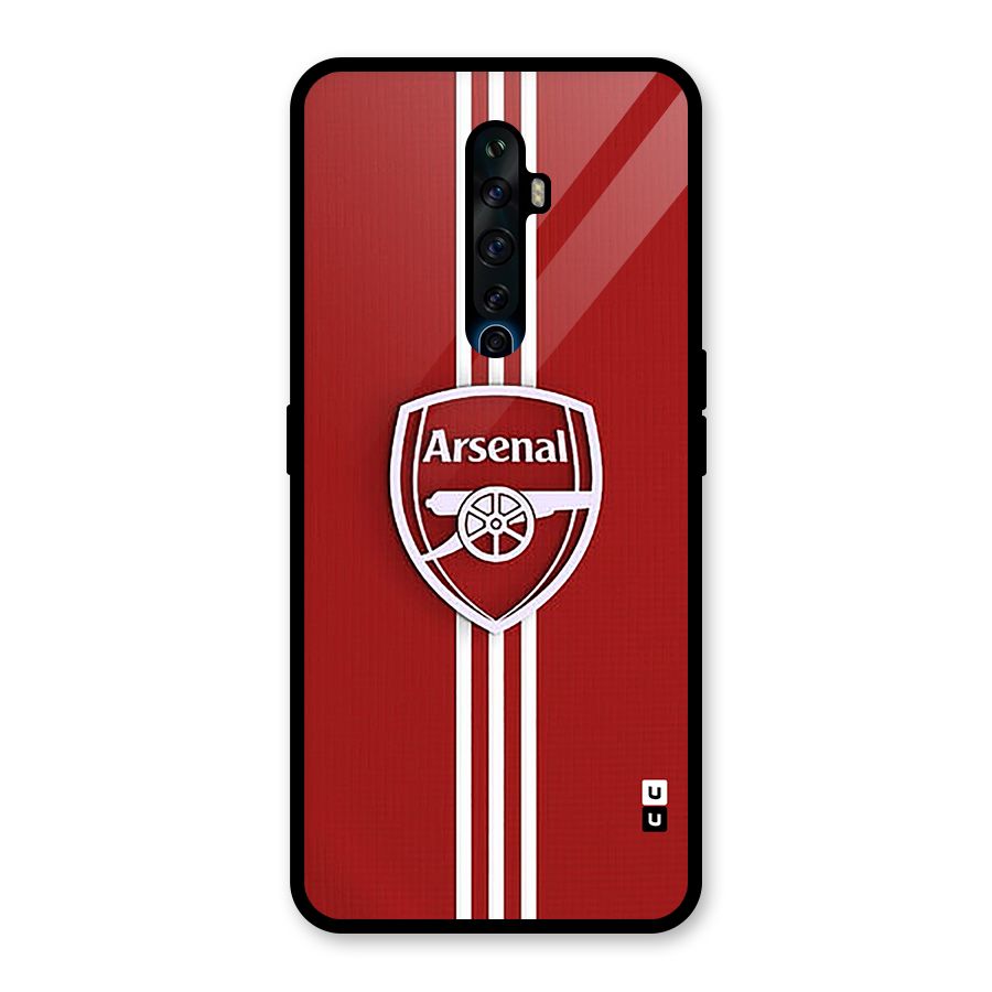Arsenal Club Glass Back Case for Oppo Reno2 Z