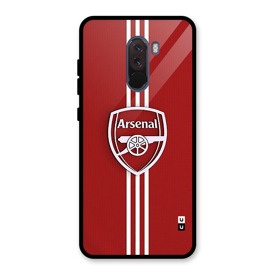 Arsenal Club Glass Back Case for Poco F1