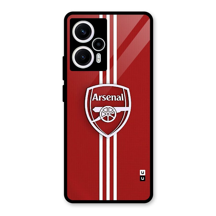 Arsenal Club Glass Back Case for Poco F5