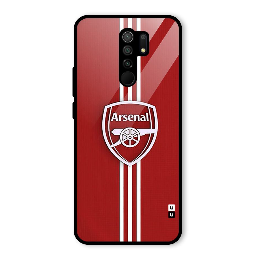Arsenal Club Glass Back Case for Poco M2